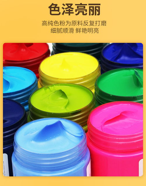 丙烯顏料套裝批發價diy畫畫美術用品兒童涂鴉染料墻繪防水不掉色
